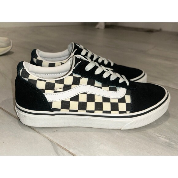 Women’s vans Old Skool checkerboard skate shoes size 7.5 - Picture 7 of 11